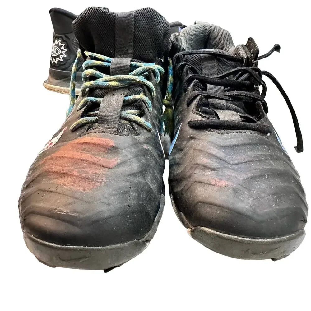 Well Worn Nike Alpha Menace 2 Shark 'Black White' AQ7653-001